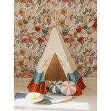 “Blue Candy” Patchwork Pillow