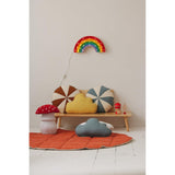 “Blue Candy” Patchwork Pillow