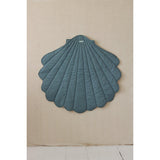 “Blue” Linen Shell Mat