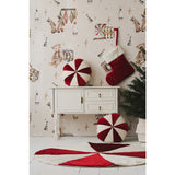 Christmas Round Patchwork Mat