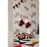 Christmas Round Patchwork Mat