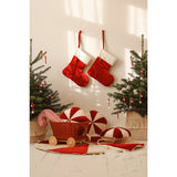Christmas Round Patchwork Mat