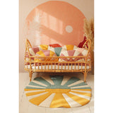 “Dinner in Sausalito” Linen Sun Mat - Moi Mili