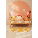 “Dinner in Sausalito” Linen Sun Mat - Moi Mili