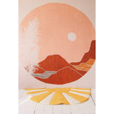 “Dinner in Sausalito” Linen Sun Mat