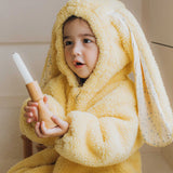 Girls Winter Loose Rabbit Romper