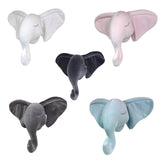 Handmade Velvet Elephant Head Nursery Decor - Cozy Nursery