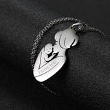 PERSONALIZED BABY BIRTH NECKLACE