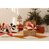 “Gold Candy” Christmas Round Patchwork Mat - Moi Mili