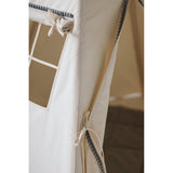 “Grey Pompoms” Teepee Tent with Pompoms
