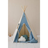 “Jeans” Teepee Tent with Pompoms