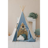 “Jeans” Teepee Tent with Pompoms