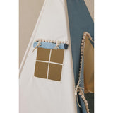 “Jeans” Teepee Tent with Pompoms