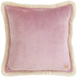 Velvet Pillow with fringe