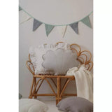 “Pigeon Grey” Linen Teepee Tent