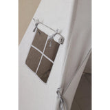 “Pigeon Grey” Linen Teepee Tent - Moi Mili