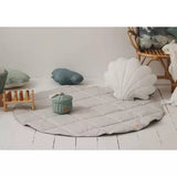 “Pigeon Grey” Linen Teepee Tent