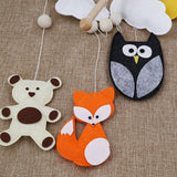 Woodland animals crib mobile - Cozy Nursery