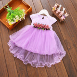 Baby Girl Floral Party Dress - Cozy Nursery