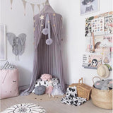 Chiffon Pompoms for Princess Bed Canopy