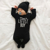 Black Boys Romper - Cozy Nursery