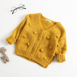 Hand Knitted Pompom Sweater
