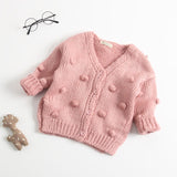 Hand Knitted Pompom Sweater