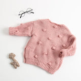 Hand Knitted Pompom Sweater