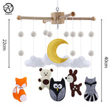 Woodland animals crib mobile - Cozy Nursery