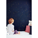 Gold Constellation Wall Decal - Cozy Nursery