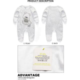 Baby Sleepsuits  3 pcs set - Cozy Nursery