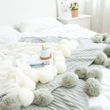 Cotton Pompom Blanket - Cozy Nursery