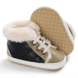 Baby Plaid Winter Boots