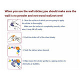 Moon and gold stars Wall Stickers - Cozy Nursery