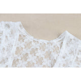 Baby Girl Lace Romper with Bow - Cozy Nursery