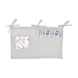 Crib Fabric Organizer - Cozy Nursery