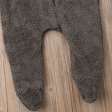 Ear Hooded Baby Romper - Cozy Nursery