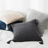 Nordic Cushion Cover with Tassels 45x45 - Cozy Nursery
