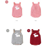Baby Sleeveless Rabbit Romper - Cozy Nursery