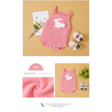 Baby Sleeveless Rabbit Romper - Cozy Nursery