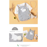 Baby Sleeveless Rabbit Romper - Cozy Nursery