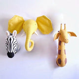 Safari Animal Felt Head Wall Décor