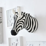 Safari Animal Felt Head Wall Décor