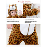 Animal Baby Winter Hooded Jumpsuit