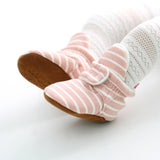 Baby Stripe Pre-Walker Booties