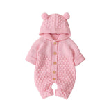 Baby Cotton Romper With Ears - Cozy Nursery