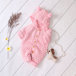 Baby Cotton Romper With Ears - Cozy Nursery