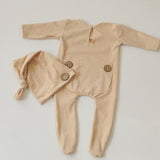 Handmade Newborn Photo Props Romper and Hat