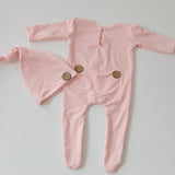 Handmade Newborn Photo Props Romper and Hat