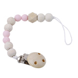 Wooden Baby Chain Pacifier - Cozy Nursery